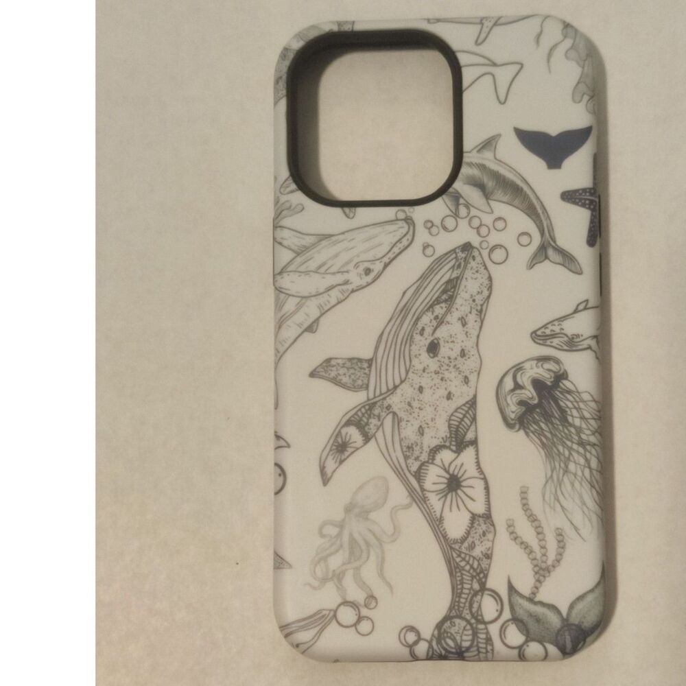 iPhone 13 Pro Whale Ocean Animal Floral Phone Case